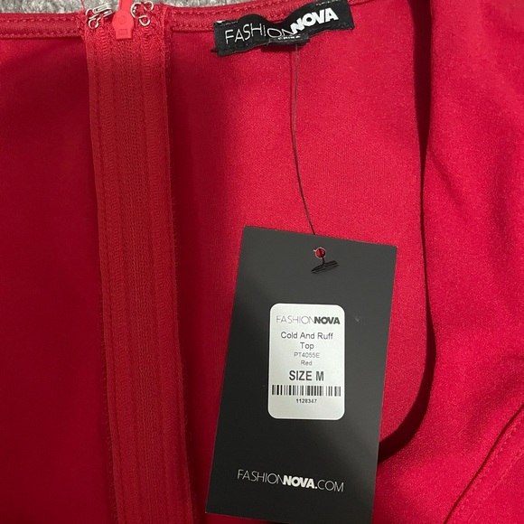 Fashion Nova Red blouse  ❤️ - Picture 6 of 6